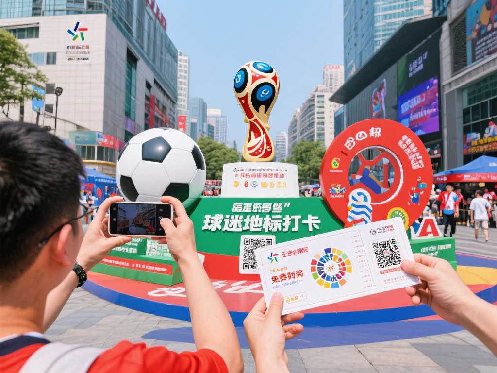 世界杯球迷打卡新地标,扫码体彩赢竞猜好礼 世界杯球迷打卡新地标,扫码体彩赢竞猜好礼