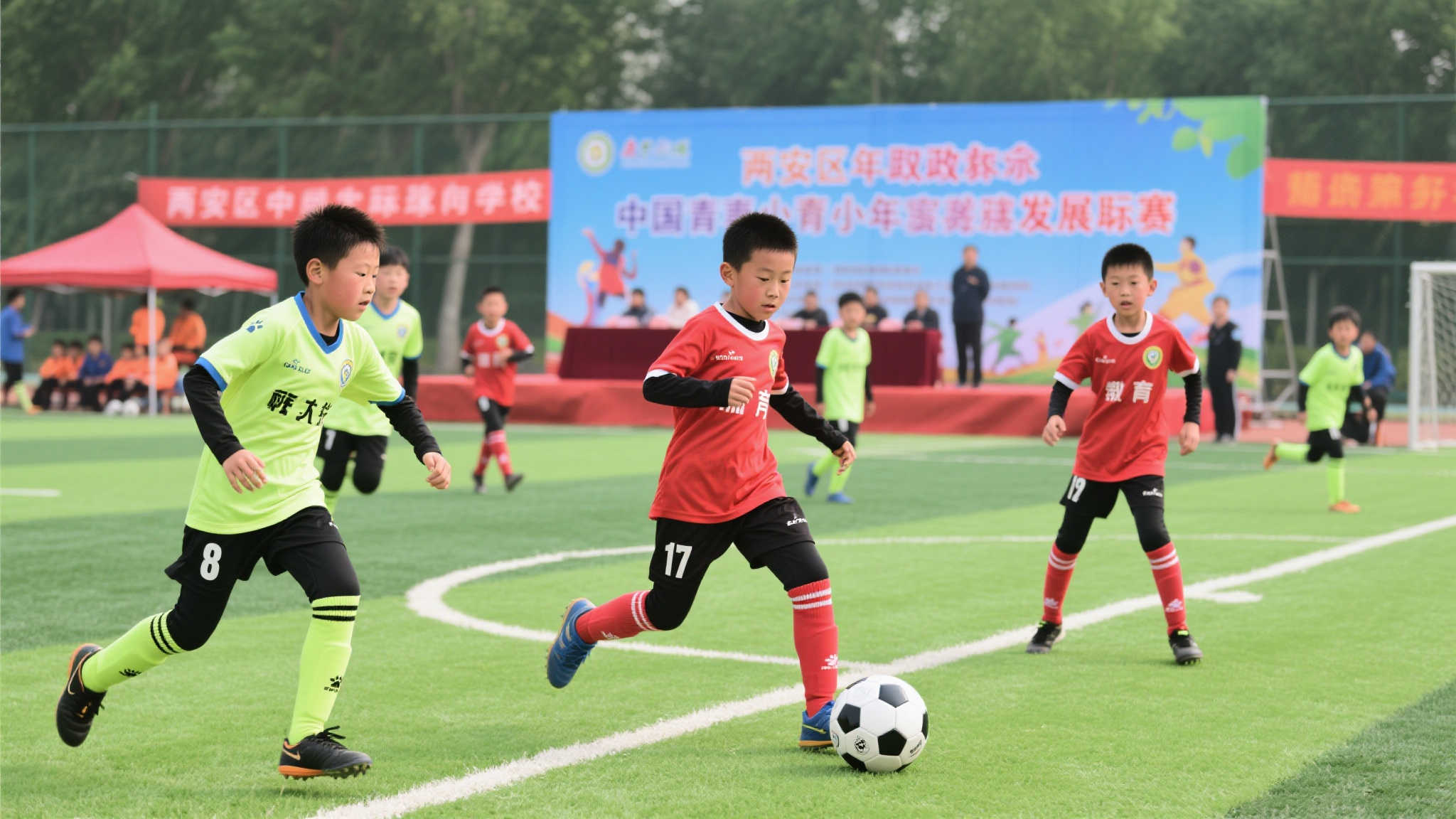 2025年未央区青少年足球盛事在西安拉开帷幕